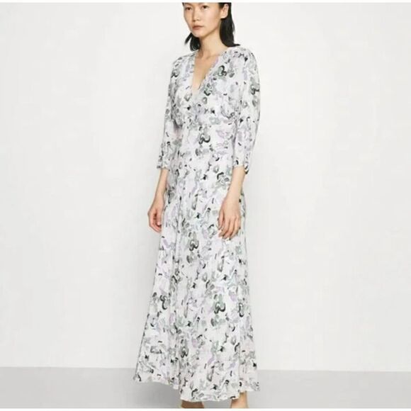 Club Monaco Drape Sleeve Dress 00 - Picture 5 of 13